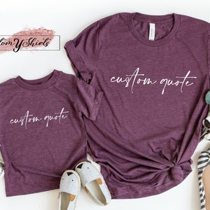 Benutzerdefinierte Shirts, personalisiertes Hemd, benutzerdefiniertes Unisex-Shirt, benutzerdefiniertes Design-Hemd, benutzerdefinierter Text-Shirt, individuelles Geschenk, benutzerdefiniertes Zitat-Shirt, DA5174