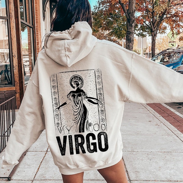 Virgo Shirt, Zodiac Sign Sweatshirt, Trendy Horoscope Tshirt, Star Sign Shirt, Aesthetic Virgo Sweater, Birthday Gifts for Women, D6769