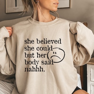 Fibromyalgia Sweatshirt, Chronic Illness Hoodie, Disability Awareness Shirt, Support Gift for Girlfriend, D7741