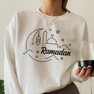 Ramadan Sweatshirt, Ramadan Mubarak Shirt, Muslim Gifts for Ramadan, Ramadan Apparel For Women, Ramadan Kareem Shirt, Eid Shirt, DP6220