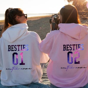 Custom Name BFF Shirts, Personalized Best Friend Shirts, Customized Personalized Gift For Best Friend, Christmas Gift for Besties, DP5209