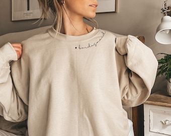 Minimalist Bridesmaid Sweatshirt, Bridesmaid Shirts, Trendy Bridesmaid Hoodie, Bridal Shower Tee, Gift For Bachelorette Party, DP5024