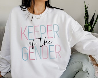 Bewahrer des Geschlechts Shirt, lustiges Gender Reveal Party Shirt, Team Boy Shirt, Babymitteilungs-Shirt, Gender Reveal Shirt, DG5742