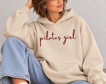 Pilates Girl Shirt, Workout Sweatshirt, Pilates Shirts for Women, Pilates Life Hoodie, Yoga Sweater,Pilates Lovers,Plates Teacher Gift