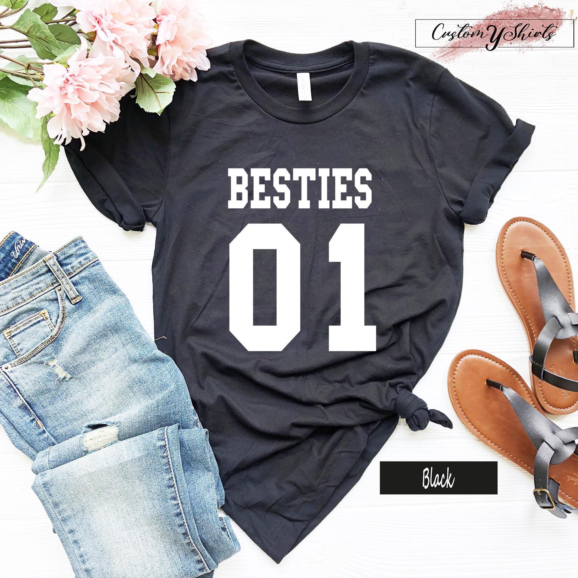 Bestie 01 Bestie 02 Shirts, Besties Shirt, BFF Shirt, Best Friend