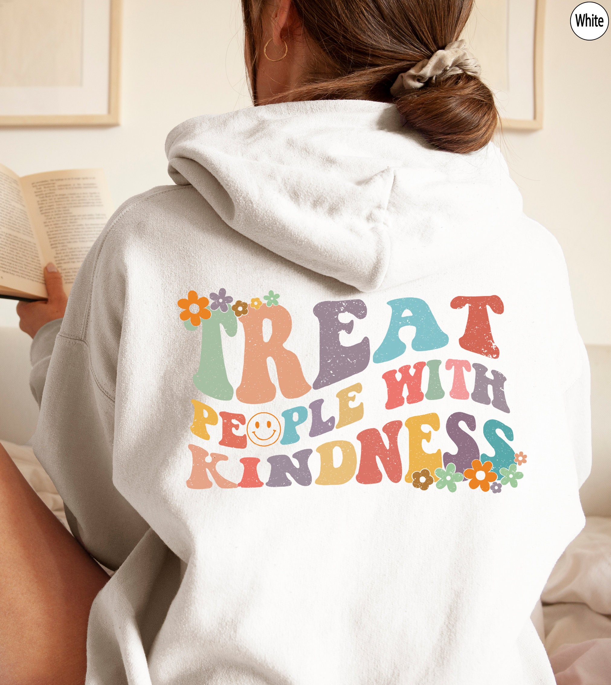Rainbow treat people with kindness hoodie new arrivals