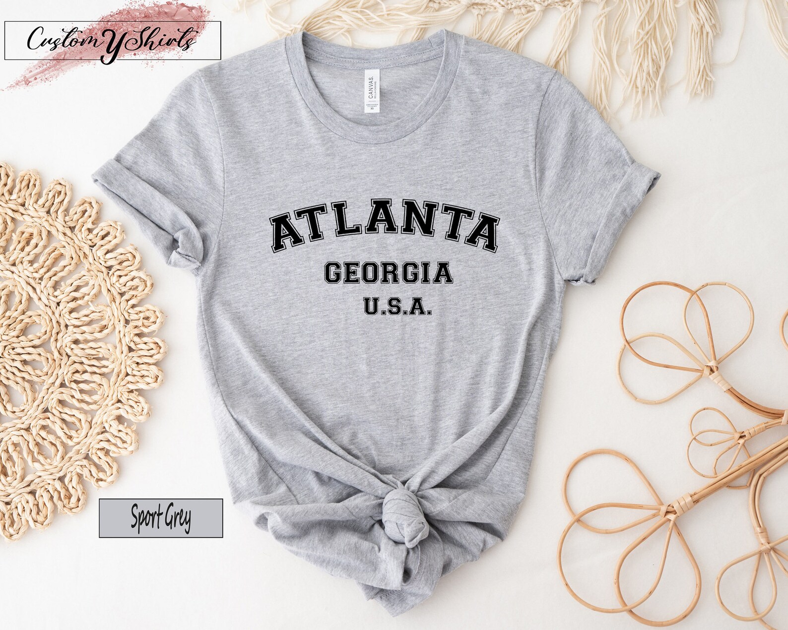 Atlanta Georgia Shirt, Atlanta Women's Shirt, Atlanta Men's Shirt ...