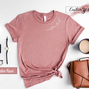 Minimalist Custom Shirt, Personalized Shirt, Custom Text Shirt, Custom Made Shirt, Personalized Sweatshirt, Custom Text Hoodie, DVP5276 image 7