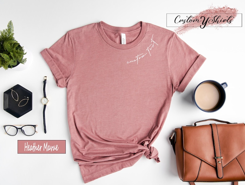 Minimalist Custom Shirt, Personalized Shirt, Custom Text Shirt, Custom Made Shirt, Personalized Sweatshirt, Custom Text Hoodie, DVP5276 image 7