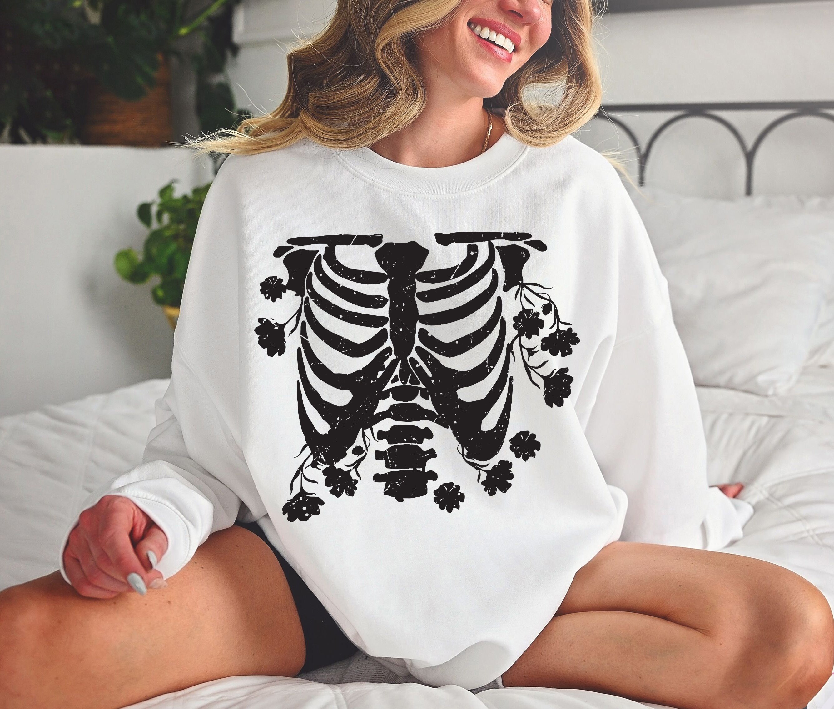 Skeleton Bones Sweatshirt - Etsy Skeleton Bones Sweatshirt - Etsy