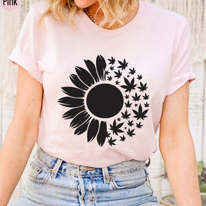 Weed Sweatshirt, Sunflowers Marijuana Sweatshirt, Cannabis Shirt, Marijuana Sweatshirt, Weed Lover Gifts, Marijuana Lover Gifts, D6059 image 8