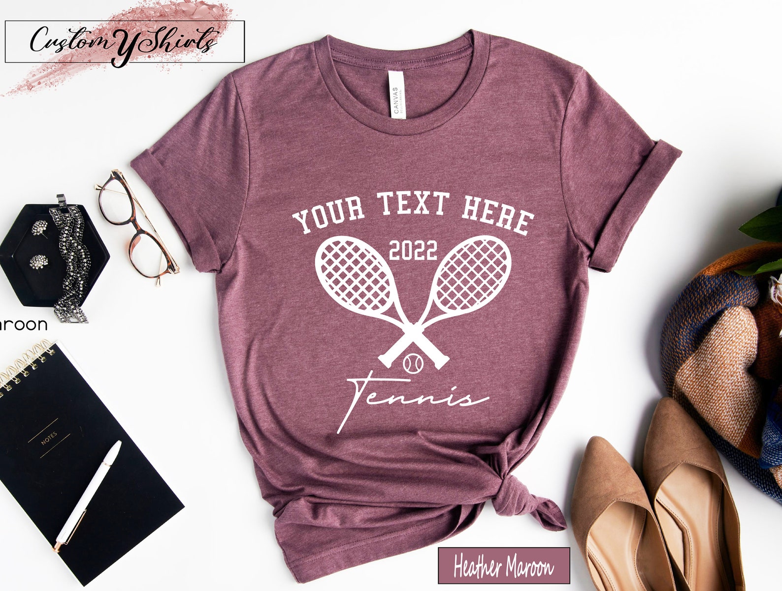 Custom Tennis Shirt Tennis Player Shirt Game Day Shirt Etsy