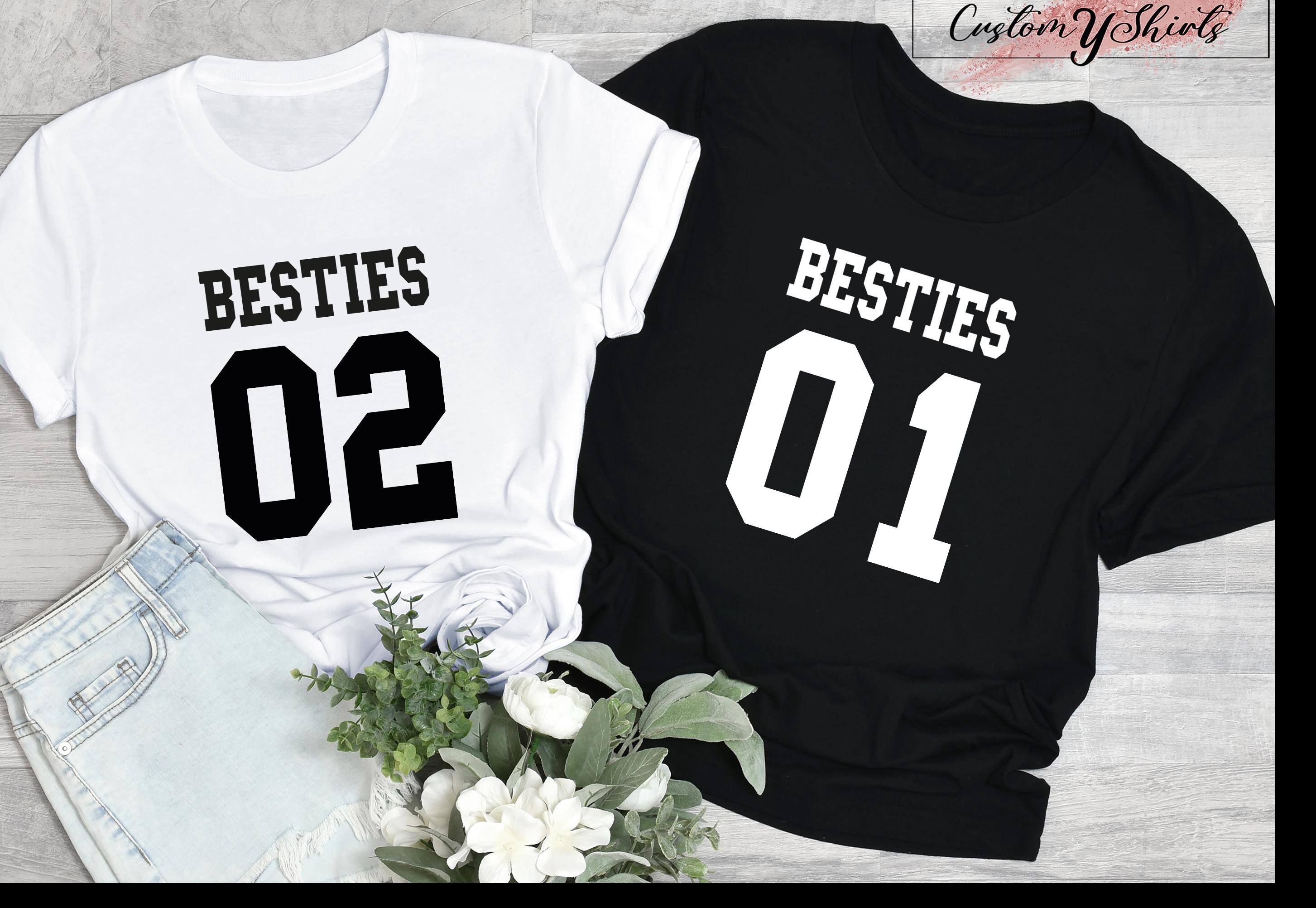 Bestie 01 Bestie 02 Shirts, Besties Shirt, BFF Shirt, Best
