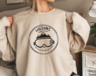 Custom Ski Shirt, Family Matching Ski Trip Shirt, Personalized Ski Trip Sweatshirt, Snowboard Hoodie, Kids Ski Shirt, Holiday Gift