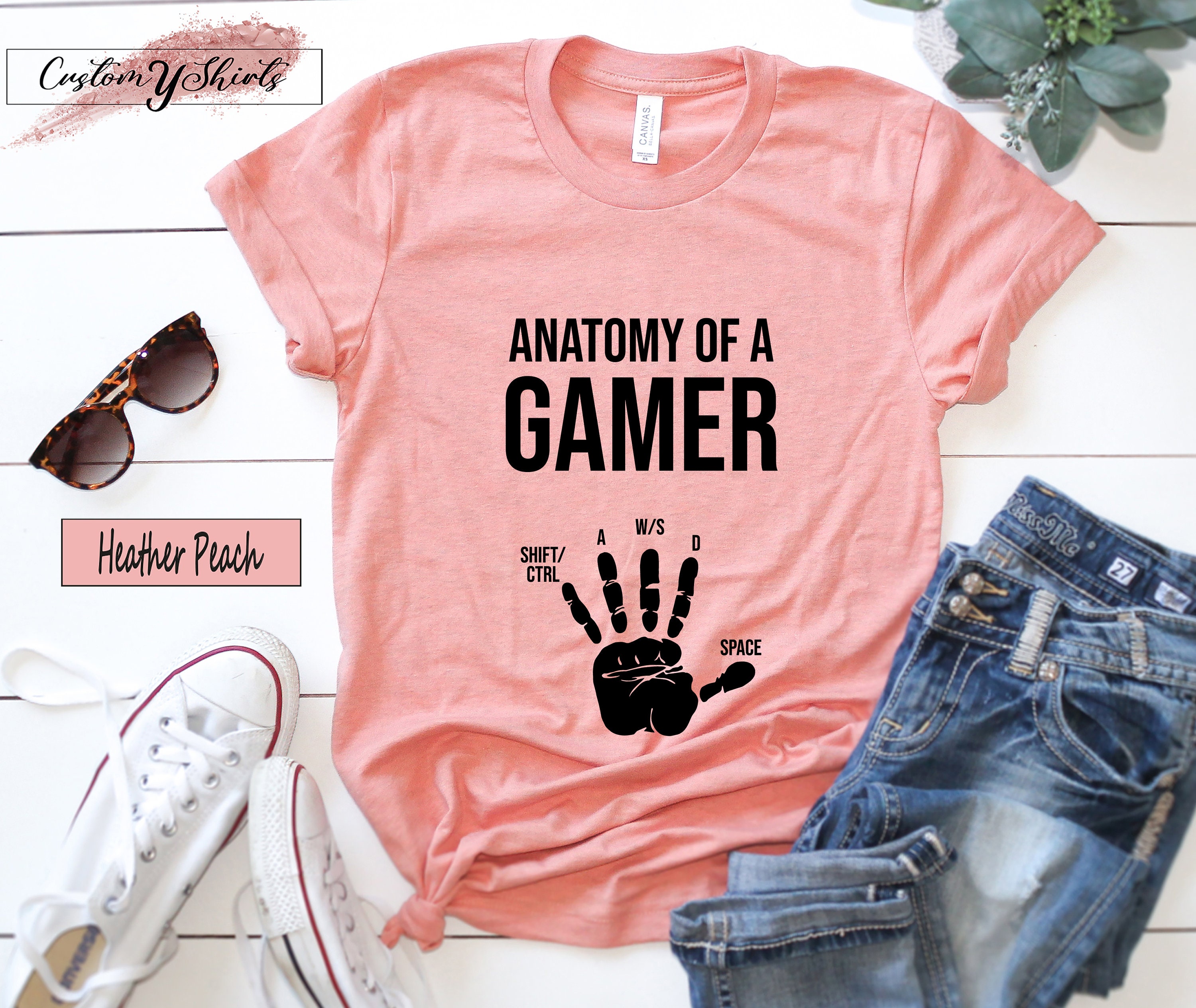 Anatomy Of A Gamer Shirt Funny Gamer Hand Shirt Gamer Shirt Etsy anatomy-of-a-gamer-shirt-funny-gamer-hand-shirt-gamer-shirt-etsy