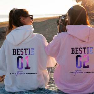 Custom Name BFF Shirts, Personalized Best Friend Shirts, Customized Personalized Gift For Best Friend, DP5209