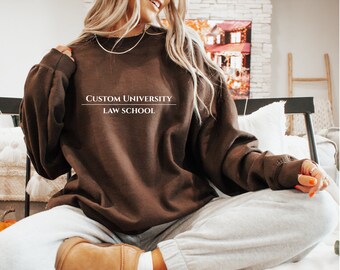 Felpa personalizzata per la facoltà di giurisprudenza dell
