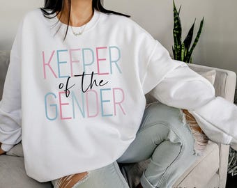Keeper of the Gender Shirt, Funny Gender Reveal Party Shirt, Team Boy Shirt, Baby Announcement Shirt, Gender Reveal Shirt