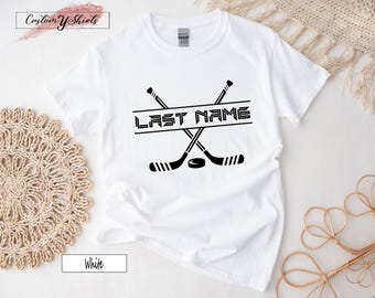Hockey Shirts, Custom Hockey Family Shirts, Personalized Hockey Shirt For Women, Hockey Matching Shirts For Men, Hockey Gifts