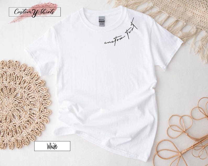 Minimalist Custom Shirt, Personalized Shirt, Custom Text Shirt, Custom Made Shirt, Personalized Sweatshirt, Custom Text Hoodie, DVP5276 image 3