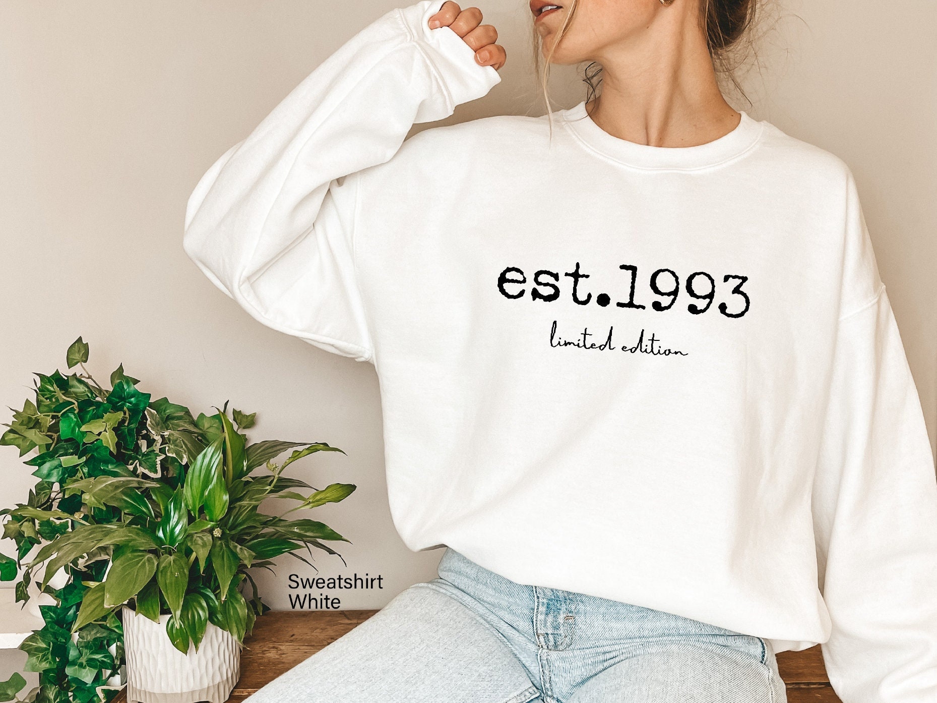 Limited Edition 1993 Sweatshirt 30th Birthday Sweatshirt 30th Birthday Party Hoodie Birthday Party Shirt Birthday Gift for Women d7026 Etsy UK