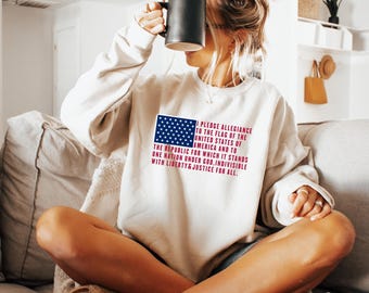 Sweat-shirt tendance drapeau américain, T-shirt drapeau des États-Unis, Sweat à capuche pour le Memorial Day, T-shirt pour électeur, Cadeau du 4 juillet, T-shirt drapeau des États-Unis, DG5914