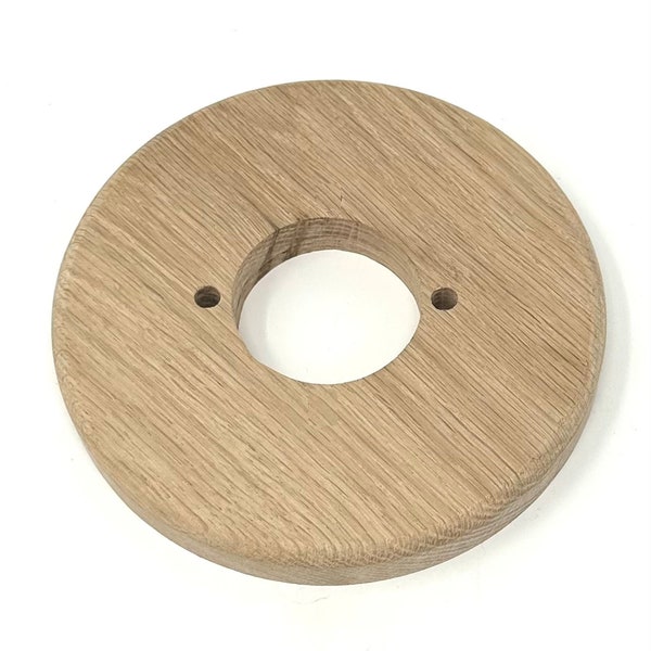 Solid Oak Wall Plate Mount for Nest 3rd 2nd 1st Gen E Smart Thermostat