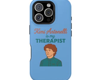 Kimi Antonelli Therapist Phone Case, Cute Gift, Impact-Resistant Cover, Fun Quote, Personalized Accessory