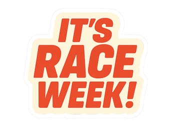 F1 Race Week Kiss-Cut Stickers, Formula 1 Racing Decal, Car Enthusiast Gift, Laptop Sticker, Water Bottle Decal, Planner Sticker