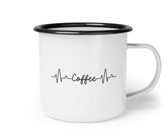 Enamel Camp Coffee Cup