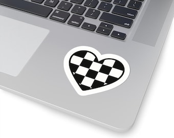 Race Heart Kiss-Cut Stickers, Formula 1 Inspired Decal, Motorsport Enthusiast Gift, Car Lover Sticker, Racing Fan Laptop Decal