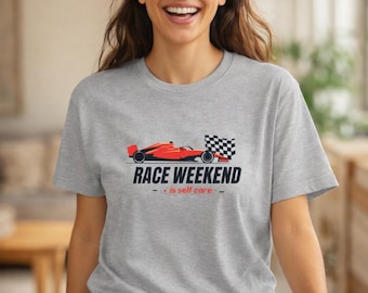 Race Weekend Self Care Formula 1 T-Shirt | F1 Racing Weekend Tee
