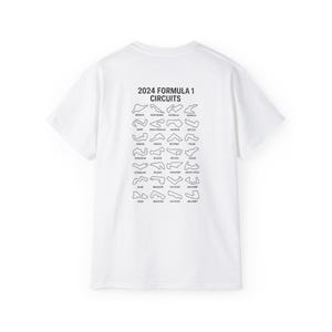 Motorsport Tee, 2024 Formula 1 Race Track Shirt, Racing Enthusiast Top, Grand Prix Circuit T-Shirt, Motorsports Apparel, Car Racing Gift