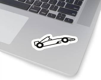 F1 Race Car Sticker Kiss-Cut Stickers, Formula 1 Racing Decal, Motorsport Laptop Sticker, Car Enthusiast Gift, Sports Car Window Sticker