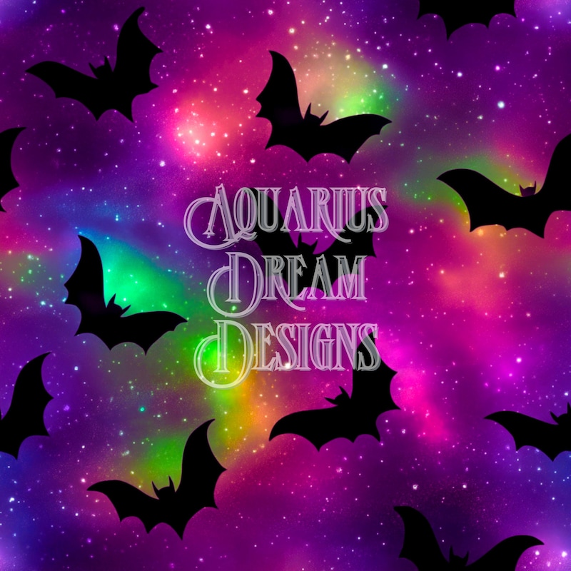 Neon Bats Pattern - Etsy