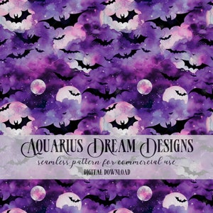Halloween nahtlose Datei, Alkohol Tinte Fledermäuse nahtlose Muster, lila Fledermäuse Halloween Muster, Halloween Fledermaus nahtlos wiederholenden Muster Stoff