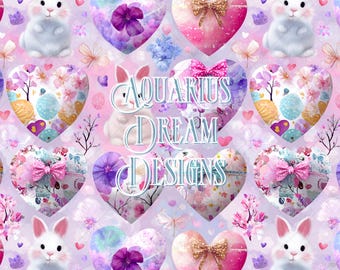 Archivo de Pascua sin costuras, patrón de patchwork de Pascua sin costuras, patrón de Pascua sin costuras, Pascua sin costuras coqueta, archivo digital de colcha de Pascua