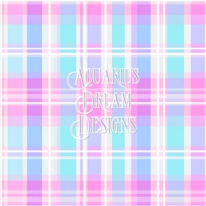 Easter Seamless File, Girls Plaid Seamless Pattern, Girls Easter Digital File, Easter Plaid Seamless for Fabric Design, Pastel Plaid File