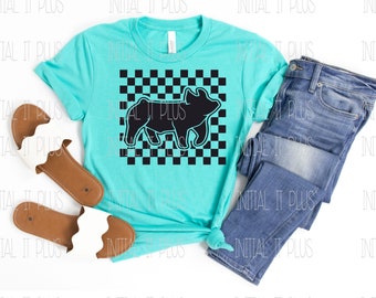 Checker Show Pig digital file, Stock show pig, Show cow PNG, Show Life goat PNG Digital Download Sublimation