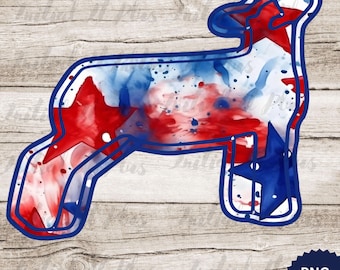 Fichier numérique d'agneau rouge, blanc et bleu, Afficher la vie de stock, Afficher la vie d'agneau PNG, Afficher la vie PNG téléchargement numérique par sublimation