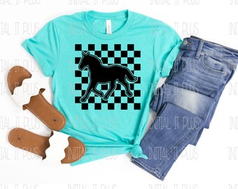 Checker Show Horse digital file, Stock show horse, Show cow PNG, Show Life pig PNG Digital Download Sublimation
