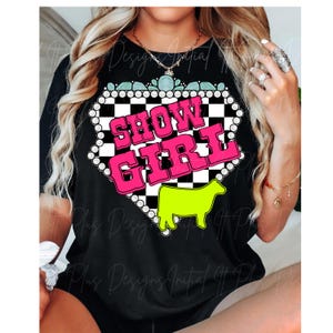 Show Girl PNG, Stock show pig, Retro Show pig PNG, western show pig, Show Life Pig PNG Digital Download Sublimation