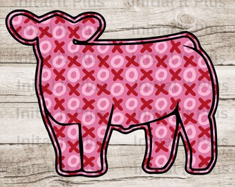 Valentine Steer PNG, koe digitaal bestand tonen, png Valentine, koe png-bestand tonen