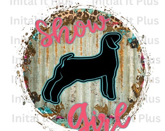 Show girl Goat PNG, Stock show Goat, Show goat PNG, western show goat, Show Life goat PNG Digital Download Sublimation