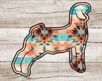 Aztec show goat digital file, Stock show goat, Show goat PNG, Show Life goat PNG Digital Download Sublimation