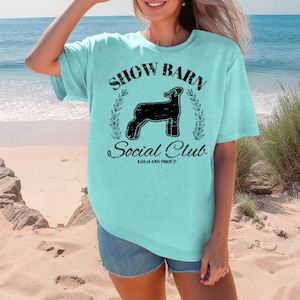 Social Club Show Lamb digital file, Stock lamb, Show lamb PNG, Show Life lamb PNG Digital Download Sublimation