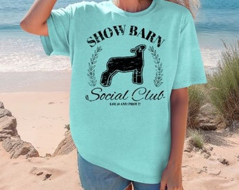 Social Club Show Lamb digital file, Stock lamb, Show lamb PNG, Show Life lamb PNG Digital Download Sublimation