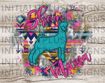 Aztec Show Goat Digital File, Stock Show Goat, PNG, Show Life PNG ...