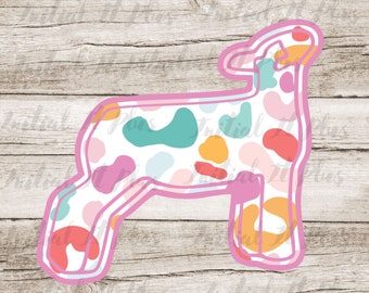 Show Pig PNG, motif animal léopard (téléchargement numérique)