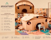 Foldable Cardboard HOBBIT HOLE Kids Playhouse β DIY Montessori Inspired Playground (Digital Download)